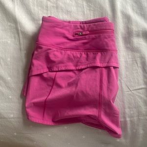 sonic pink lulu lemon shorts